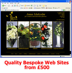 Bespoke Web Sites from 500 - click to visit this website example