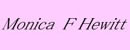 Monica F Hewitt - Sheffield Florist
